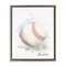 Stupell Industries Soft Pastel Baseball Floating Frame Design by Matthew Piotrowicz